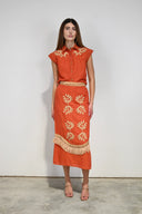 Florentine Skirt in Oaxaca Raffia