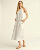 Brant Tank in Bright White