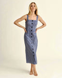 Natalie Dress in Coastal Stripe
