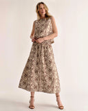 Bea Skirt in Field Floral Embroidery