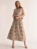 Linda Top in Field Floral Embroidery