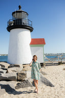 The Sconset Shirt Dress in Nantucket Print