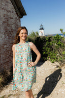 The Capri Shift in Nantucket Print