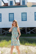 The Capri Shift in Nantucket Print
