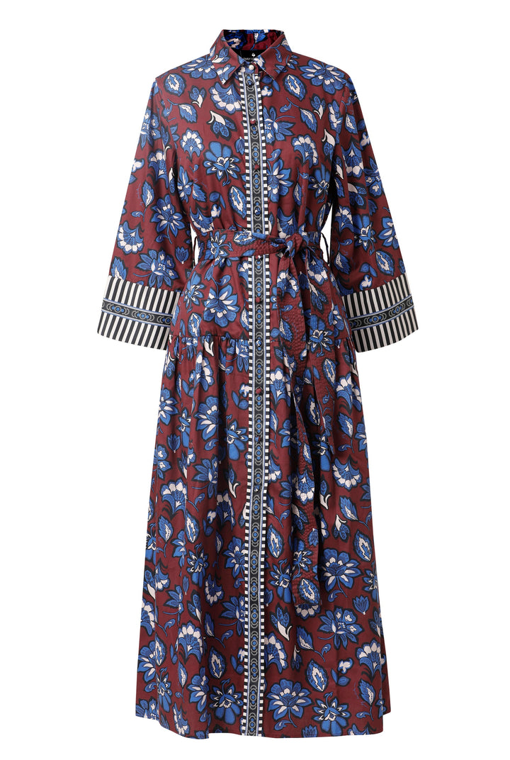 Agatha Dress in Tanny Port
