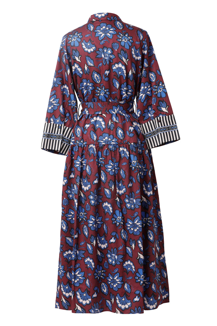 Agatha Dress in Tanny Port