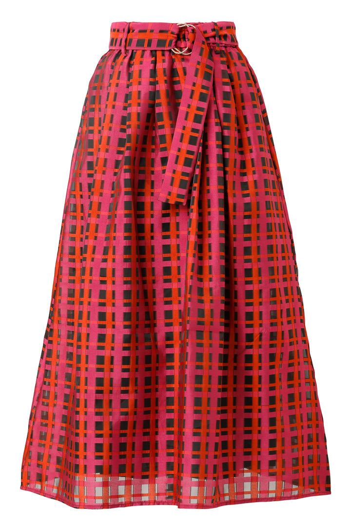 Maya Skirt in Crimson