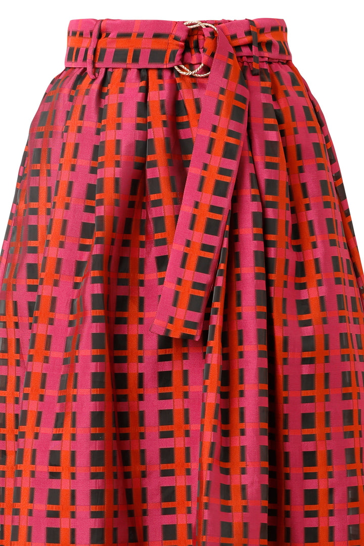 Maya Skirt in Crimson
