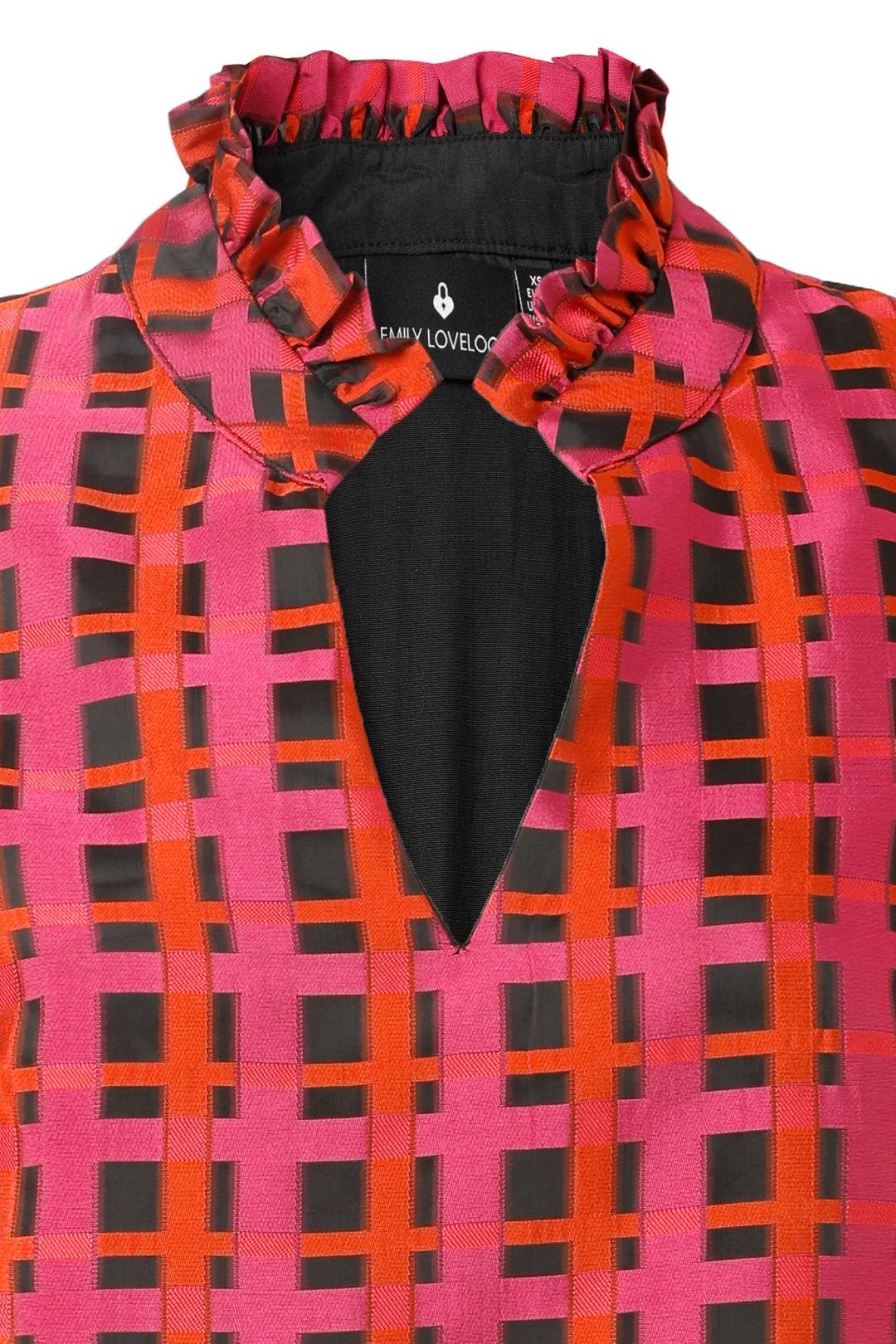Aida Blouse in Crimson