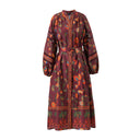 Lyla Print Dress in Cherry Lacquer