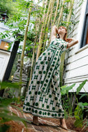 Tibi Dress | Emerald Green SUE SARTOR Marigold