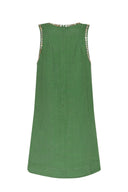 The Eva Dress in Green Leaf