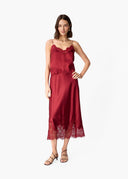 Melena Silk Camisole in Compote