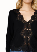 Sanders Cardigan in Black