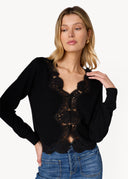 Sanders Cardigan in Black