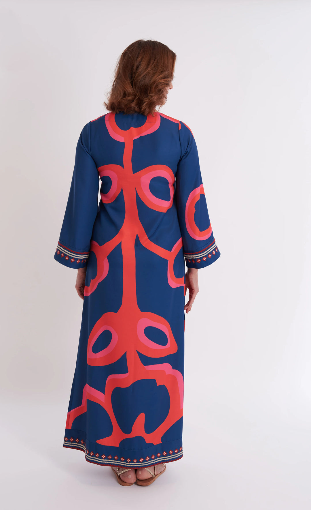 Crispell Caftan in Ocean Fire