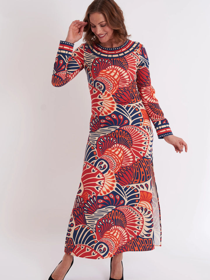 Arianne Dress in Paddle Sienna