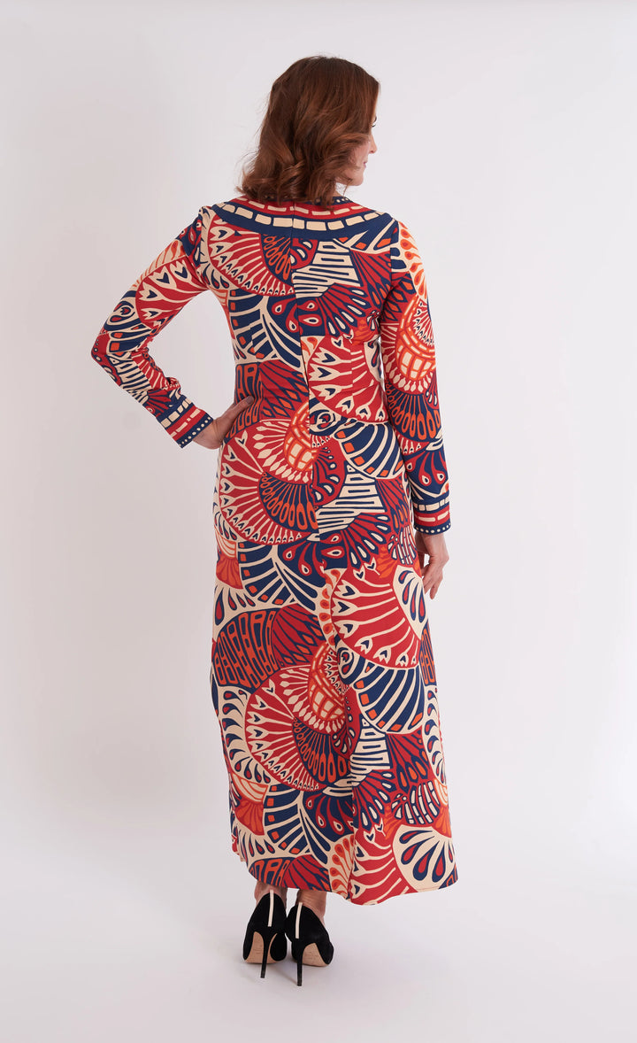 Arianne Dress in Paddle Sienna