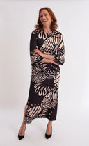 Cassandra Dress in Paddle Black
