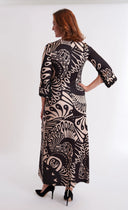 Cassandra Dress in Paddle Black