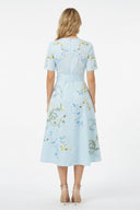 The Huna Dress in Blue Delias
