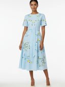The Huna Dress in Blue Delias
