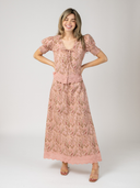 The Louisa Top + Trellis Skirt Set | Rose Autumn Stems