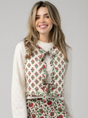 The Vina Quilted Vest in Jaipur Holiday