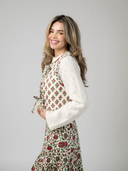 The Vina Quilted Vest in Jaipur Holiday