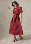 Maya Skirt in Crimson