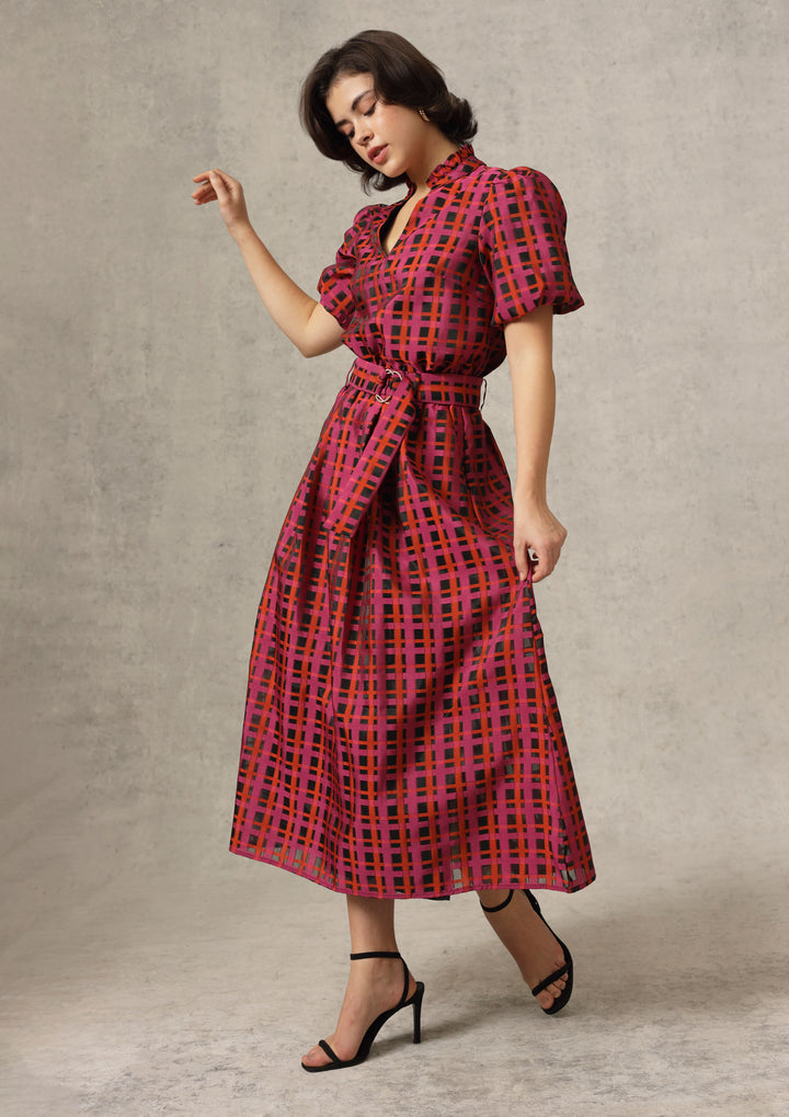Maya Skirt in Crimson