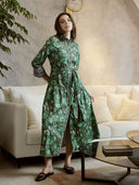 Agatha Dress in Wild Green