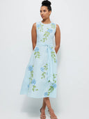 The Medina Dress in Light Lagoon