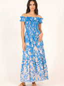 Suzanne Long Dress in Palm Beach