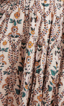Gale Marigold Tile Mini Dress