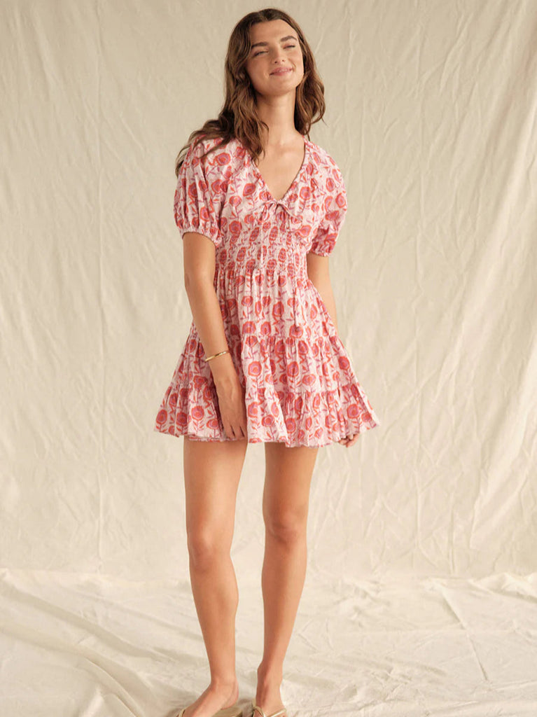 Wynn Tile Block Mini Dress | Saylor – Beau & Ro