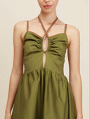 Mitico Dress in Olive