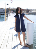 The Bennett Dress in Navy
