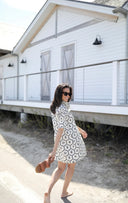 The Westport Dress in Flower Stamp