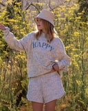 Toile Happy Mockneck