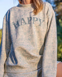 Toile Happy Mockneck