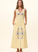 Jessamyn Ankle Dress in Impala