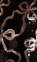 Kit Bow Sequin Mini Dress
