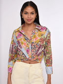 Amber Top in Petunia Patchwork