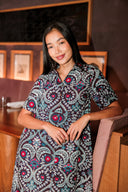 Gibbons Dress in Scroll