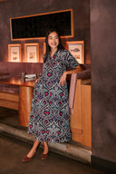 Gibbons Dress in Scroll