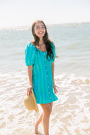 Day Dress in Surf Stripes