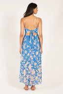 Havana Dress in Blue Palm Beach