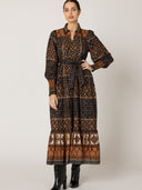 Lucy Ankle Dress in Zocalo Print