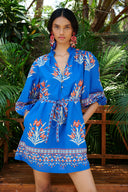 Liza Mini Dress in Nautical Brigitte